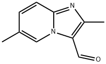 2,6-DIMETHYL-IMIDAZO[1,2-A]PYRIDINE-3-CARBALDEHYDE 结构式