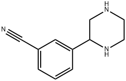 2-(3-CYANOPHENYL)PIPERAZINE 结构式