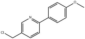 5-(CHLOROMETHYL)-2-(4-METHOXYPHENYL)PYRIDINE 结构式