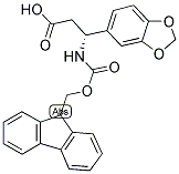 (R)-3-(FMOC-AMINO)-3-(3,4-METHYLENEDIOXYPHENYL)PROPIONIC ACID 结构式