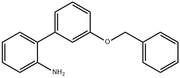 3'-BENZYLOXY-BIPHENYL-2-YLAMINE 结构式