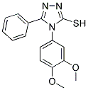 4-(3,4-DIMETHOXY-PHENYL)-5-PHENYL-4H-[1,2,4]TRIAZOLE-3-THIOL 结构式