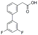 (3',5'-DIFLUORO-BIPHENYL-3-YL)-ACETIC ACID 结构式