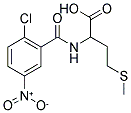 2-[(2-CHLORO-5-NITROBENZOYL)AMINO]-4-(METHYLTHIO)BUTANOIC ACID 结构式