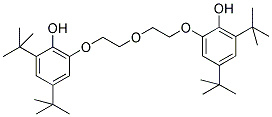 6,6'-(2,2'-OXYBIS(ETHANE-2,1-DIYL)BIS(OXY))BIS(2,4-DITERT-BUTYLPHENOL) 结构式