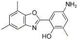 4-AMINO-2-(5,7-DIMETHYL-BENZOOXAZOL-2-YL)-6-METHYL-PHENOL 结构式