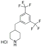 4-(3,5-双(三氟甲基)苄基)哌啶盐酸盐 结构式