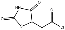 (2,4-DIOXO-1,3-THIAZOLIDIN-5-YL)ACETYL CHLORIDE 结构式