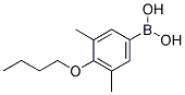 4-BUTOXY-3,5-DIMETHYLPHENYLBORONIC ACID 结构式