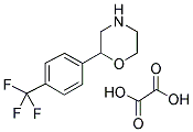 2-[4-(TRIFLUOROMETHYL)PHENYL]MORPHOLINE OXALATE 结构式
