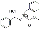 N-BENZYL-N-METHYL-D-PHENYLALANINE METHYL ESTER HYDROCHLORIDE 结构式