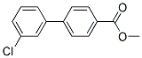 METHYL 3'-CHLORO[1,1'-BIPHENYL]-4-CARBOXYLATE 结构式
