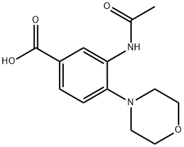 3-Acetamido-4-morpholinobenzoicacid