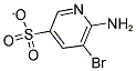 6-氨基-5-溴吡啶-3-磺酸根离子 结构式