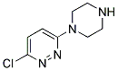 3-CHLORO-6-PIPERAZIN-1-YLPYRIDAZINE 结构式