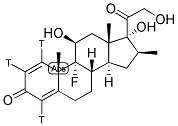 BETAMETHASONE, [1,2,4-3H] 结构式