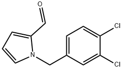 1-(3,4-DICHLORO-BENZYL)-1H-PYRROLE-2-CARBALDEHYDE 结构式