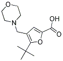 5-TERT-BUTYL-4-MORPHOLIN-4-YLMETHYL-FURAN-2-CARBOXYLIC ACID 结构式