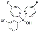 3-BROMO-4',4''-DIFLUOROTRITYL ALCOHOL 结构式
