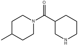 (4-Methyl-piperidin-1-yl)-piperidin-3-yl-methanone 结构式