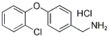 4-(2-CHLOROPHENOXY)BENZYLAMINE HYDROCHLORIDE 结构式