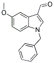 1-BENZYL-5-METHOXY-1H-INDOLE-3-CARBALDEHYDE 结构式