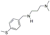 N,N-DIMETHYL-N'-[4-(METHYLTHIO)BENZYL]PROPANE-1,3-DIAMINE 结构式