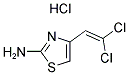 4-(2,2-DICHLORO-VINYL)-THIAZOL-2-YLAMINEHYDROCHLORIDE 结构式