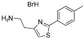 2-[2-(4-Methylphenyl)-1,3-thiazol-4-yl]-1-ethanamine-hydrobromide 结构式