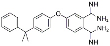 1-(3,4-DIAMIDINOPHENYLOXY)-4-(DIMETHYLPHENYLMETHYL)-BENZENE 结构式