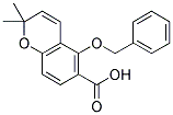 5-(BENZYLOXY)-2,2-DIMETHYL-2H-CHROMENE-6-CARBOXYLIC ACID 结构式