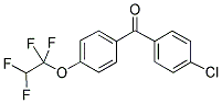 (4-CHLORO-PHENYL)-[4-(1,1,2,2-TETRAFLUORO-ETHOXY)-PHENYL]-METHANONE 结构式