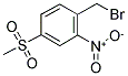 1-(BROMOMETHYL)-4-(METHYLSULFONYL)-2-NITROBENZENE 结构式