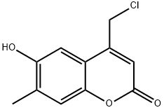 4-CHLOROMETHYL-6-HYDROXY-7-METHYL-CHROMEN-2-ONE 结构式