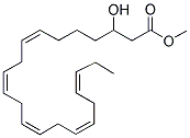 3(R,S)-羟基-7(Z),10(Z),13(Z),16(Z),19(Z)-二十二碳五烯酸甲酯 结构式