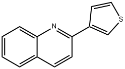 2-(3-THIENYL)QUINOLINE 结构式