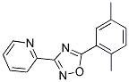 2-[5-(2,5-DIMETHYLPHENYL)-1,2,4-OXADIAZOL-3-YL]PYRIDINE 结构式