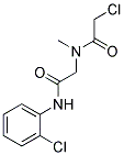 2-CHLORO-N-[2-[(2-CHLOROPHENYL)AMINO]-2-OXOETHYL]-N-METHYLACETAMIDE 结构式