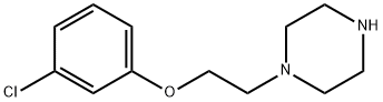 1-[2-(3-CHLOROPHENOXY)ETHYL]PIPERAZINE 结构式