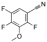 3-Methoxy-2,4,5-trifluorobenzonitrile 结构式