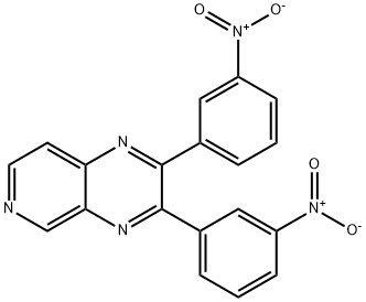 2,3-BIS(3-NITROPHENYL)PYRIDO[3,4-B]PYRAZINE 结构式