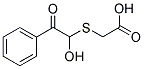[(1-Hydroxy-2-oxo-2-phenylethyl)thio]acetic acid 结构式