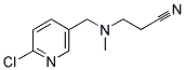 3-[[(6-CHLORO-3-PYRIDINYL)METHYL](METHYL)AMINO]PROPANENITRILE 结构式