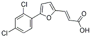 3-[5-(2,4-DICHLORO-PHENYL)-FURAN-2-YL]-ACRYLIC ACID 结构式