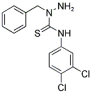 1-BENZYL-N-(3,4-DICHLOROPHENYL)HYDRAZINECARBOTHIOAMIDE 结构式