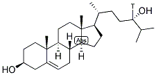Hydroxycholesterol 24(S), [24-3H] 结构式