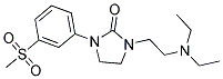 1-[2-(DIETHYLAMINO)ETHYL]-3-[3-(METHYLSULFONYL)PHENYL]IMIDAZOLIDIN-2-ONE 结构式