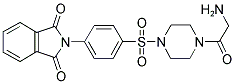 2-[4-[4-(2-AMINO-ACETYL)-PIPERAZINE-1-SULFONYL]-PHENYL]-ISOINDOLE-1,3-DIONE 结构式