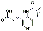 3-[4-(2,2-DIMETHYL-PROPIONYLAMINO)-PYRIDIN-3-YL]-ACRYLIC ACID 结构式