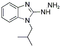 2-HYDRAZINO-1-ISOBUTYL-1H-BENZIMIDAZOLE 结构式